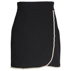 Sandro Pearl-Trimmed Mini Skirt